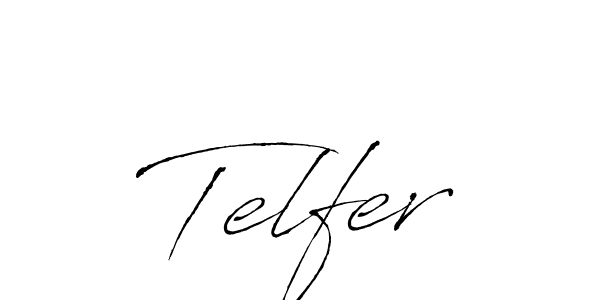 Create a beautiful signature design for name Telfer. With this signature (Antro_Vectra) fonts, you can make a handwritten signature for free. Telfer signature style 6 images and pictures png