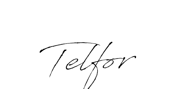 Once you've used our free online signature maker to create your best signature Antro_Vectra style, it's time to enjoy all of the benefits that Telfor name signing documents. Telfor signature style 6 images and pictures png