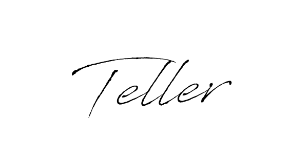 Also we have Teller name is the best signature style. Create professional handwritten signature collection using Antro_Vectra autograph style. Teller signature style 6 images and pictures png