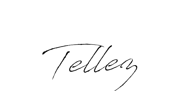 Tellez stylish signature style. Best Handwritten Sign (Antro_Vectra) for my name. Handwritten Signature Collection Ideas for my name Tellez. Tellez signature style 6 images and pictures png