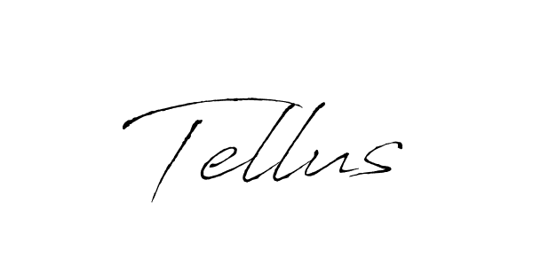 How to make Tellus signature? Antro_Vectra is a professional autograph style. Create handwritten signature for Tellus name. Tellus signature style 6 images and pictures png
