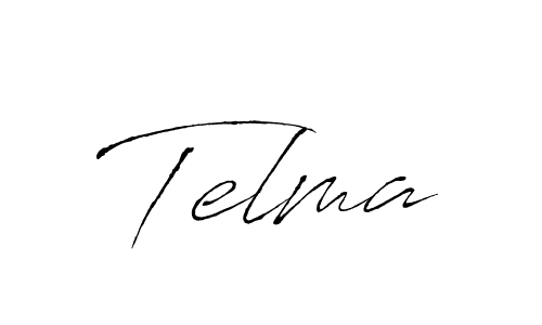 Telma stylish signature style. Best Handwritten Sign (Antro_Vectra) for my name. Handwritten Signature Collection Ideas for my name Telma. Telma signature style 6 images and pictures png