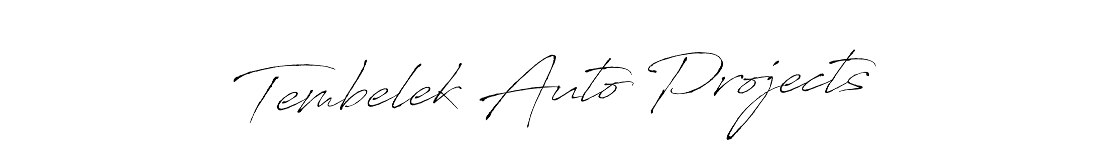 Use a signature maker to create a handwritten signature online. With this signature software, you can design (Antro_Vectra) your own signature for name Tembelek Auto Projects. Tembelek Auto Projects signature style 6 images and pictures png