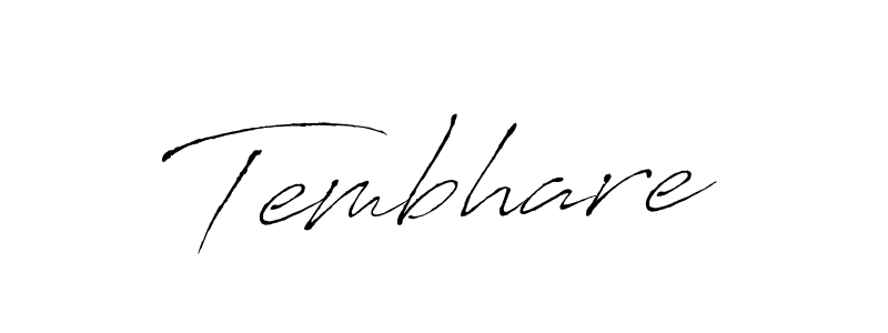 It looks lik you need a new signature style for name Tembhare. Design unique handwritten (Antro_Vectra) signature with our free signature maker in just a few clicks. Tembhare signature style 6 images and pictures png