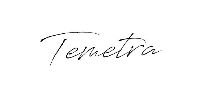 Antro_Vectra is a professional signature style that is perfect for those who want to add a touch of class to their signature. It is also a great choice for those who want to make their signature more unique. Get Temetra name to fancy signature for free. Temetra signature style 6 images and pictures png