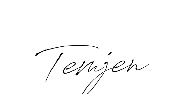 Antro_Vectra is a professional signature style that is perfect for those who want to add a touch of class to their signature. It is also a great choice for those who want to make their signature more unique. Get Temjen name to fancy signature for free. Temjen signature style 6 images and pictures png