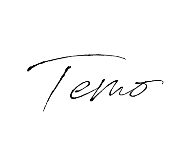 Create a beautiful signature design for name Temo. With this signature (Antro_Vectra) fonts, you can make a handwritten signature for free. Temo signature style 6 images and pictures png