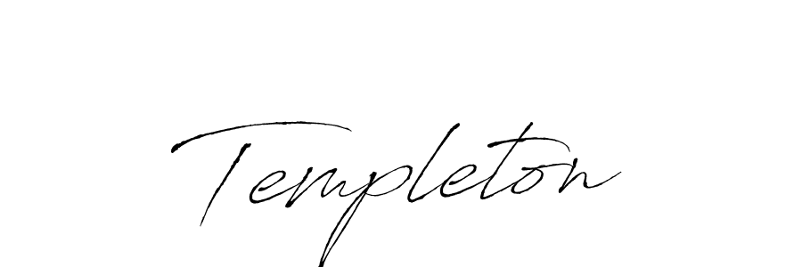 Make a beautiful signature design for name Templeton. With this signature (Antro_Vectra) style, you can create a handwritten signature for free. Templeton signature style 6 images and pictures png