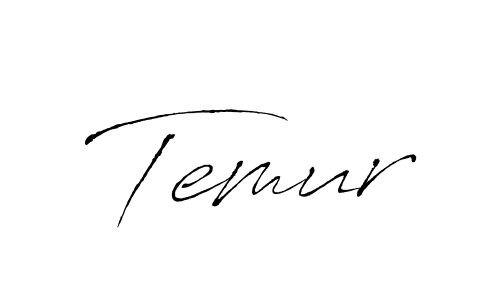 Temur stylish signature style. Best Handwritten Sign (Antro_Vectra) for my name. Handwritten Signature Collection Ideas for my name Temur. Temur signature style 6 images and pictures png