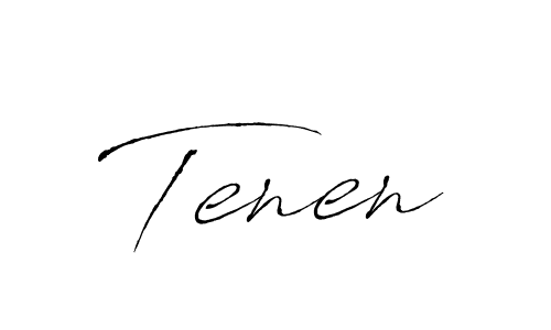 Tenen stylish signature style. Best Handwritten Sign (Antro_Vectra) for my name. Handwritten Signature Collection Ideas for my name Tenen. Tenen signature style 6 images and pictures png