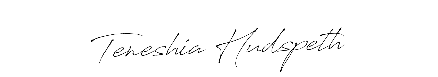 Teneshia Hudspeth stylish signature style. Best Handwritten Sign (Antro_Vectra) for my name. Handwritten Signature Collection Ideas for my name Teneshia Hudspeth. Teneshia Hudspeth signature style 6 images and pictures png