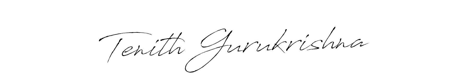 Use a signature maker to create a handwritten signature online. With this signature software, you can design (Antro_Vectra) your own signature for name Tenith Gurukrishna. Tenith Gurukrishna signature style 6 images and pictures png