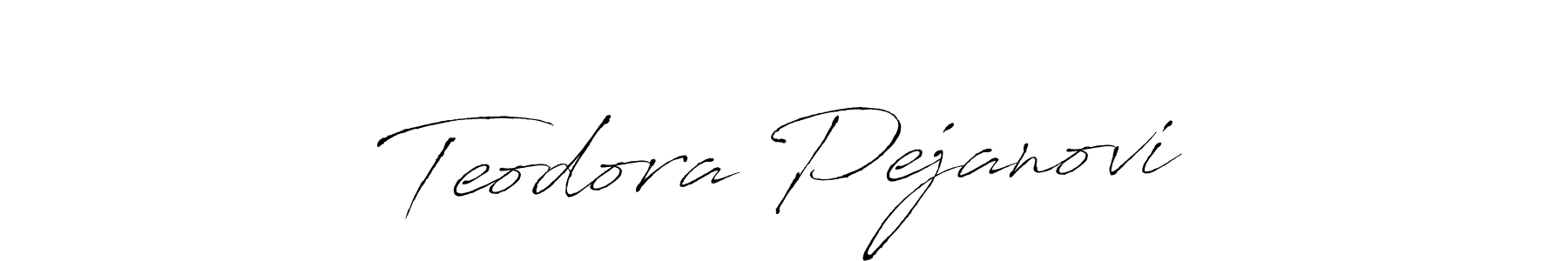 Design your own signature with our free online signature maker. With this signature software, you can create a handwritten (Antro_Vectra) signature for name Teodora Pejanović. Teodora Pejanović signature style 6 images and pictures png