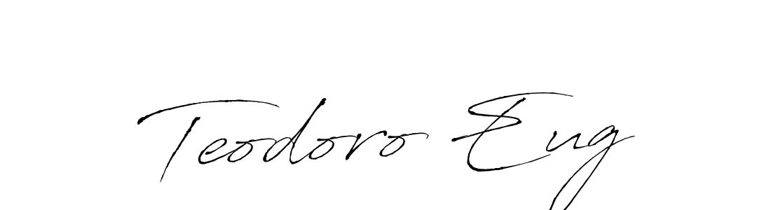 It looks lik you need a new signature style for name Teodoro Eug. Design unique handwritten (Antro_Vectra) signature with our free signature maker in just a few clicks. Teodoro Eug signature style 6 images and pictures png