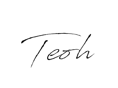 Also You can easily find your signature by using the search form. We will create Teoh name handwritten signature images for you free of cost using Antro_Vectra sign style. Teoh signature style 6 images and pictures png