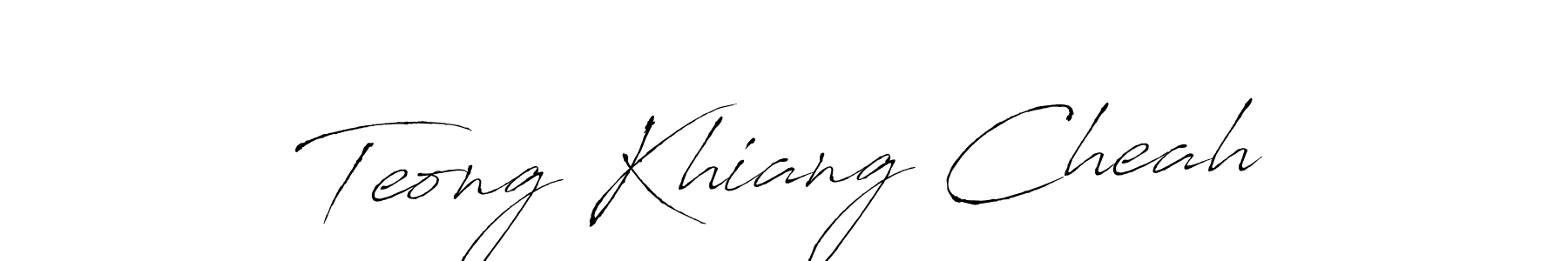 Similarly Antro_Vectra is the best handwritten signature design. Signature creator online .You can use it as an online autograph creator for name Teong Khiang Cheah. Teong Khiang Cheah signature style 6 images and pictures png