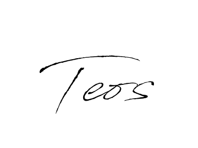 Make a beautiful signature design for name Teos. With this signature (Antro_Vectra) style, you can create a handwritten signature for free. Teos signature style 6 images and pictures png