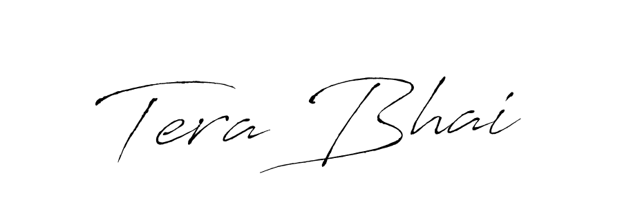 Tera Bhai stylish signature style. Best Handwritten Sign (Antro_Vectra) for my name. Handwritten Signature Collection Ideas for my name Tera Bhai. Tera Bhai signature style 6 images and pictures png