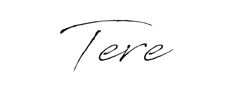 Make a beautiful signature design for name Tere. With this signature (Antro_Vectra) style, you can create a handwritten signature for free. Tere signature style 6 images and pictures png