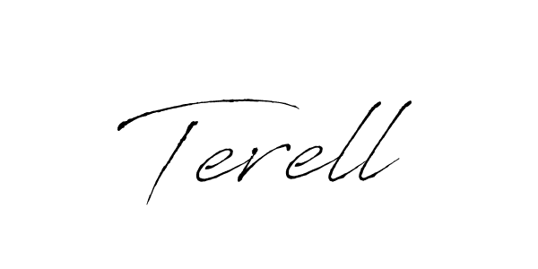 The best way (Antro_Vectra) to make a short signature is to pick only two or three words in your name. The name Terell include a total of six letters. For converting this name. Terell signature style 6 images and pictures png