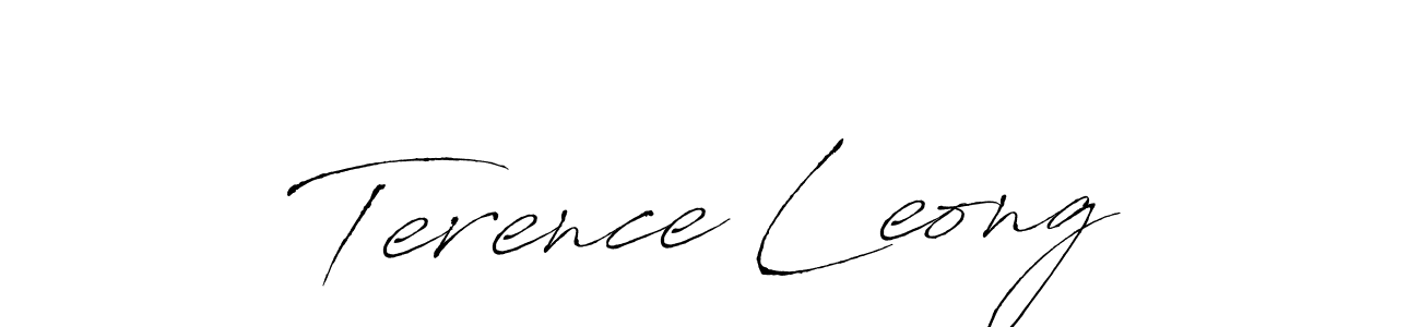 You should practise on your own different ways (Antro_Vectra) to write your name (Terence Leong) in signature. don't let someone else do it for you. Terence Leong signature style 6 images and pictures png