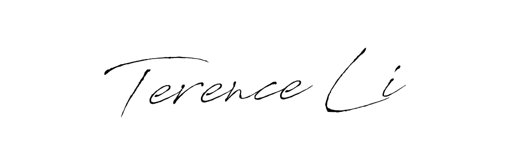 Make a beautiful signature design for name Terence Li. With this signature (Antro_Vectra) style, you can create a handwritten signature for free. Terence Li signature style 6 images and pictures png