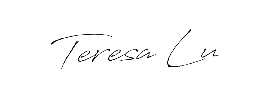 It looks lik you need a new signature style for name Teresa Lu. Design unique handwritten (Antro_Vectra) signature with our free signature maker in just a few clicks. Teresa Lu signature style 6 images and pictures png