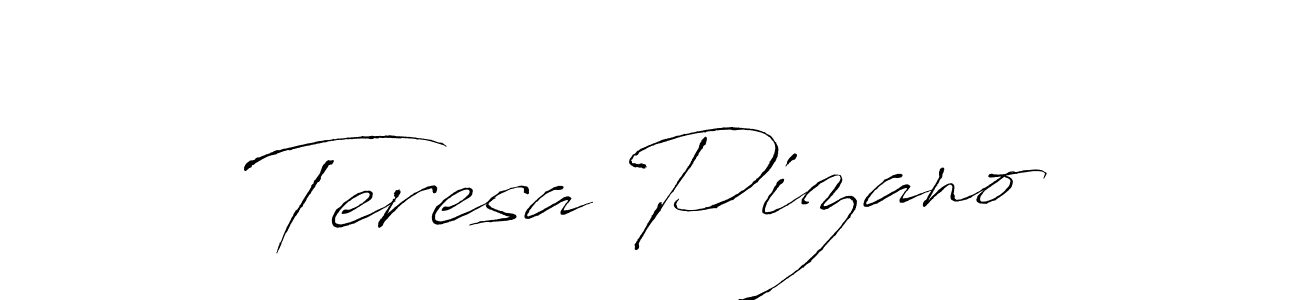 The best way (Antro_Vectra) to make a short signature is to pick only two or three words in your name. The name Teresa Pizano include a total of six letters. For converting this name. Teresa Pizano signature style 6 images and pictures png