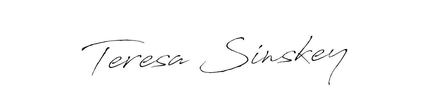 Also You can easily find your signature by using the search form. We will create Teresa Sinskey name handwritten signature images for you free of cost using Antro_Vectra sign style. Teresa Sinskey signature style 6 images and pictures png