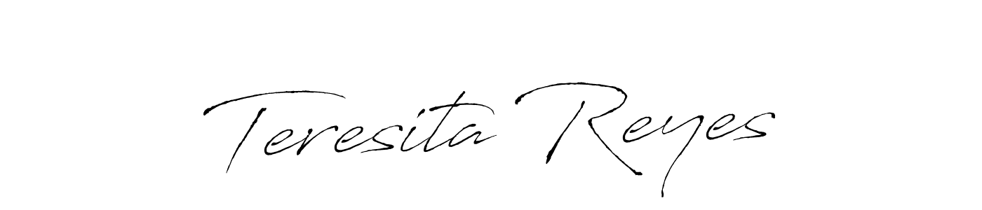 Make a beautiful signature design for name Teresita Reyes. Use this online signature maker to create a handwritten signature for free. Teresita Reyes signature style 6 images and pictures png