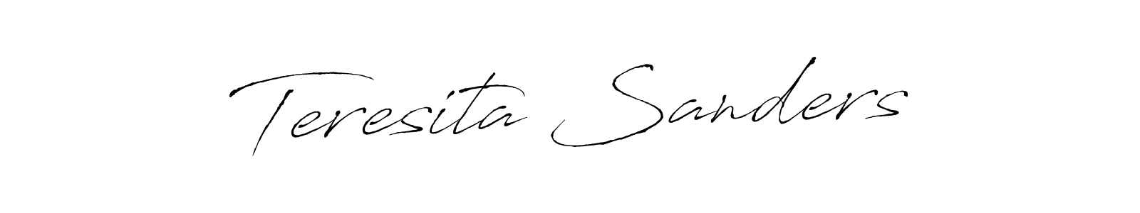 Teresita Sanders stylish signature style. Best Handwritten Sign (Antro_Vectra) for my name. Handwritten Signature Collection Ideas for my name Teresita Sanders. Teresita Sanders signature style 6 images and pictures png