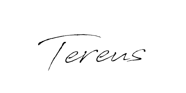 You should practise on your own different ways (Antro_Vectra) to write your name (Tereus) in signature. don't let someone else do it for you. Tereus signature style 6 images and pictures png