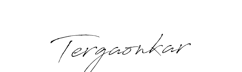 Also we have Tergaonkar name is the best signature style. Create professional handwritten signature collection using Antro_Vectra autograph style. Tergaonkar signature style 6 images and pictures png