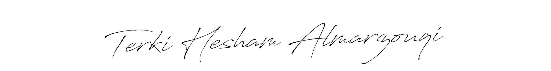 You should practise on your own different ways (Antro_Vectra) to write your name (Terki Hesham Almarzouqi) in signature. don't let someone else do it for you. Terki Hesham Almarzouqi signature style 6 images and pictures png