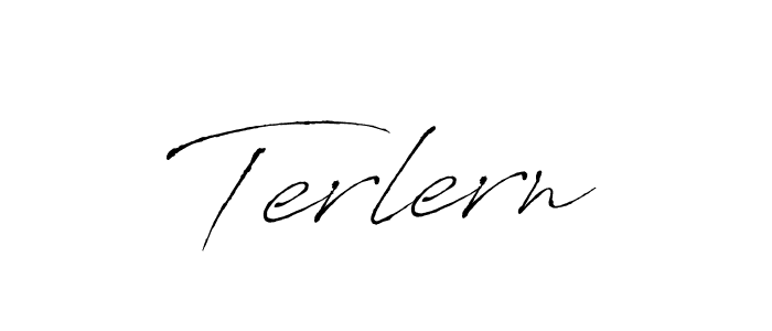 Terlern stylish signature style. Best Handwritten Sign (Antro_Vectra) for my name. Handwritten Signature Collection Ideas for my name Terlern. Terlern signature style 6 images and pictures png