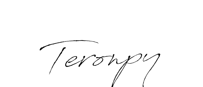 Similarly Antro_Vectra is the best handwritten signature design. Signature creator online .You can use it as an online autograph creator for name Teronpy. Teronpy signature style 6 images and pictures png