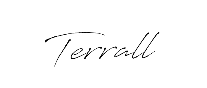 How to make Terrall signature? Antro_Vectra is a professional autograph style. Create handwritten signature for Terrall name. Terrall signature style 6 images and pictures png