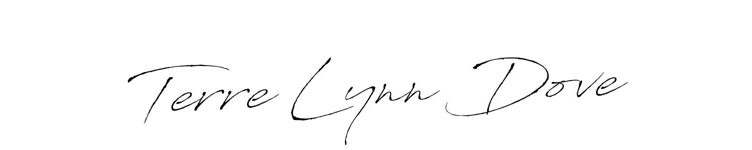 You should practise on your own different ways (Antro_Vectra) to write your name (Terre Lynn Dove) in signature. don't let someone else do it for you. Terre Lynn Dove signature style 6 images and pictures png