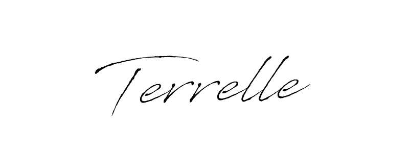 Once you've used our free online signature maker to create your best signature Antro_Vectra style, it's time to enjoy all of the benefits that Terrelle name signing documents. Terrelle signature style 6 images and pictures png