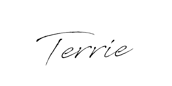 Here are the top 10 professional signature styles for the name Terrie. These are the best autograph styles you can use for your name. Terrie signature style 6 images and pictures png