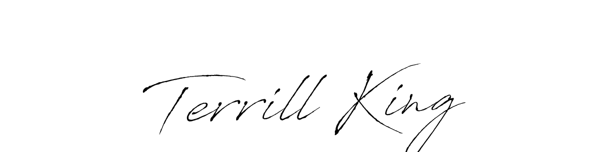 if you are searching for the best signature style for your name Terrill King. so please give up your signature search. here we have designed multiple signature styles  using Antro_Vectra. Terrill King signature style 6 images and pictures png