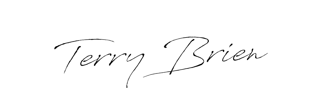 Use a signature maker to create a handwritten signature online. With this signature software, you can design (Antro_Vectra) your own signature for name Terry Brien. Terry Brien signature style 6 images and pictures png