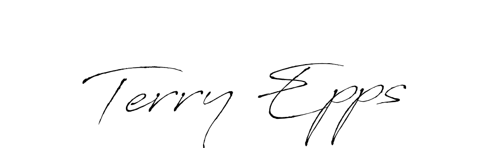 Use a signature maker to create a handwritten signature online. With this signature software, you can design (Antro_Vectra) your own signature for name Terry Epps. Terry Epps signature style 6 images and pictures png