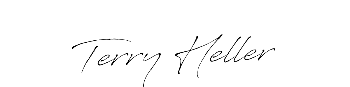 Use a signature maker to create a handwritten signature online. With this signature software, you can design (Antro_Vectra) your own signature for name Terry Heller. Terry Heller signature style 6 images and pictures png