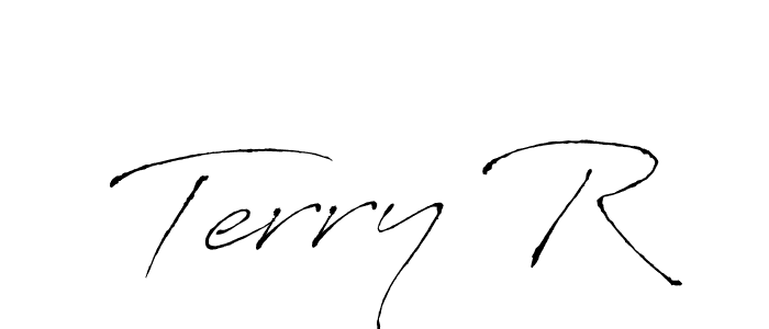 Similarly Antro_Vectra is the best handwritten signature design. Signature creator online .You can use it as an online autograph creator for name Terry R. Terry R signature style 6 images and pictures png