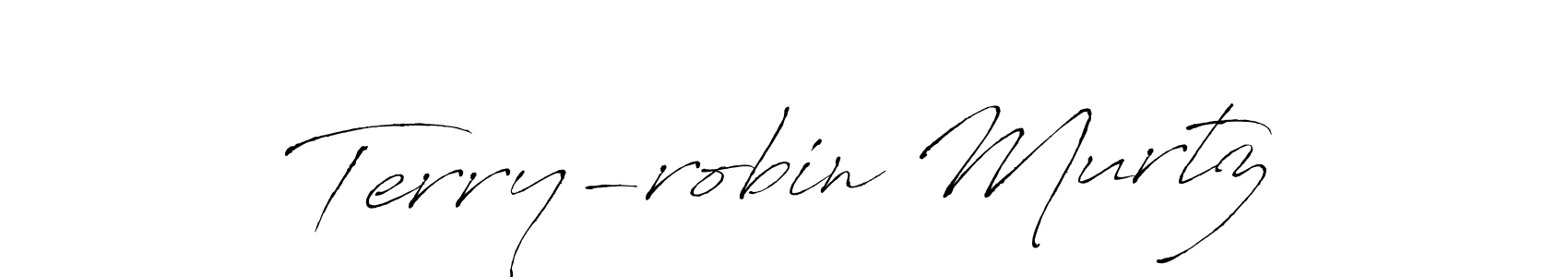 Terry-robin Murtz stylish signature style. Best Handwritten Sign (Antro_Vectra) for my name. Handwritten Signature Collection Ideas for my name Terry-robin Murtz. Terry-robin Murtz signature style 6 images and pictures png