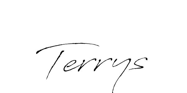 The best way (Antro_Vectra) to make a short signature is to pick only two or three words in your name. The name Terrys include a total of six letters. For converting this name. Terrys signature style 6 images and pictures png