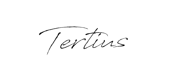 Design your own signature with our free online signature maker. With this signature software, you can create a handwritten (Antro_Vectra) signature for name Tertius. Tertius signature style 6 images and pictures png