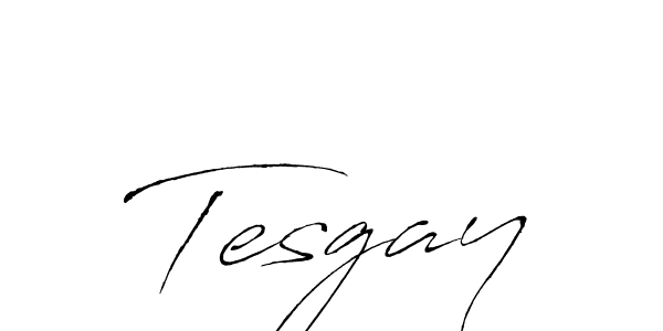 Tesgay stylish signature style. Best Handwritten Sign (Antro_Vectra) for my name. Handwritten Signature Collection Ideas for my name Tesgay. Tesgay signature style 6 images and pictures png