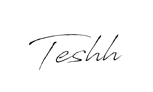 Teshh stylish signature style. Best Handwritten Sign (Antro_Vectra) for my name. Handwritten Signature Collection Ideas for my name Teshh. Teshh signature style 6 images and pictures png